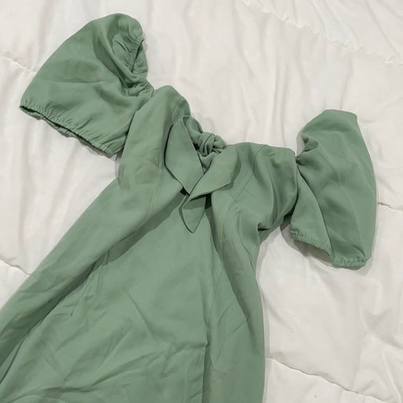 Sage cute summer dress - Picture 2 of 4